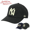 アメリカンニードル ウール ローキャップ メンズ レディース American Needle アーカイブ レジェンド ニグロリーグ ロゴ 帽子 MLB NY 男女兼用 野球 復刻