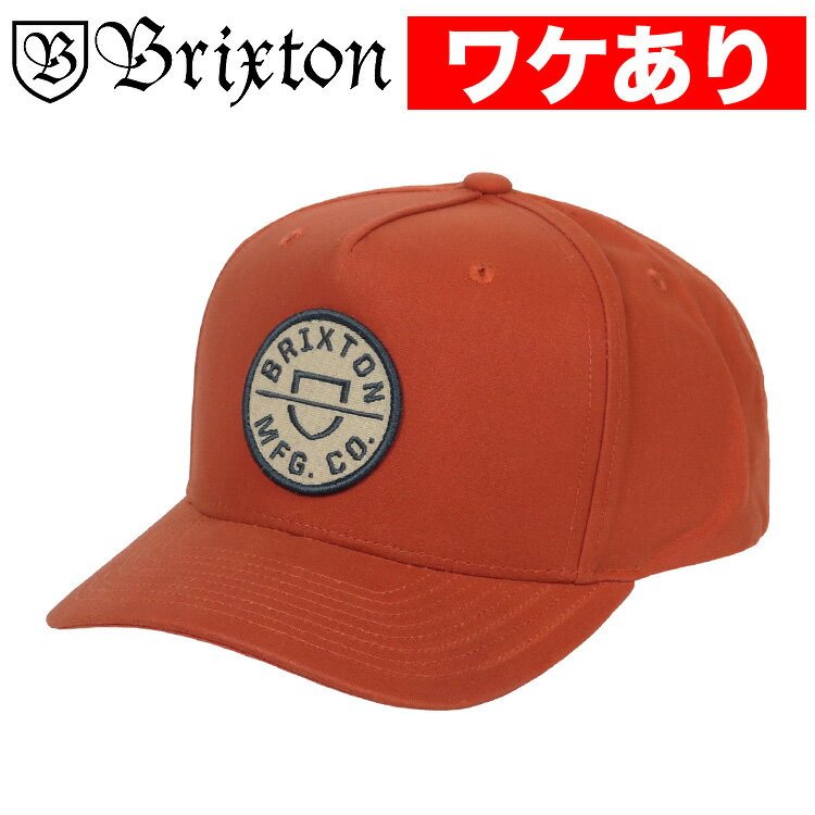 ブリクストン  帽子 メンズ 【ワケありアウトレット】BRIXTON ブリクストン キャップ メンズ レディース 帽子 スナップバック スケートブランド ユニセックス