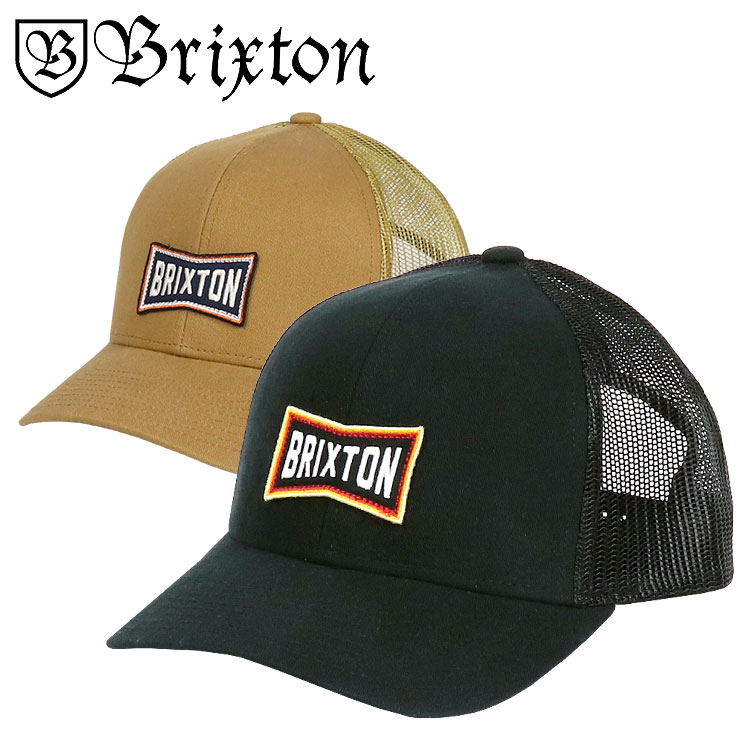 ブリクストン  帽子 メンズ BRIXTON ブリクストン メッシュキャップ メンズ レディース ロゴ ワッペン 帽子 6パネル スナップバック ユニセックス サーフ クロスオーバー