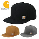 カーハート キャップ メンズ ASHLAND CAP MEN 039 S Carhartt キャップ 人気 ブランド かっこいい おしゃれ 101604 カーハート 帽子 スナップバックキャップ ベースボールキャップ ブラック カーハートブラウン アメカジ