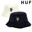 ハフ 帽子 レディース ハフ バケットハット コーデュロイ ポットヘッド メンズ レディース ハット HUF 帽子 男女兼用 ストリート ブランド ロゴ 刺繍 かわいい かっこいい おしゃれ