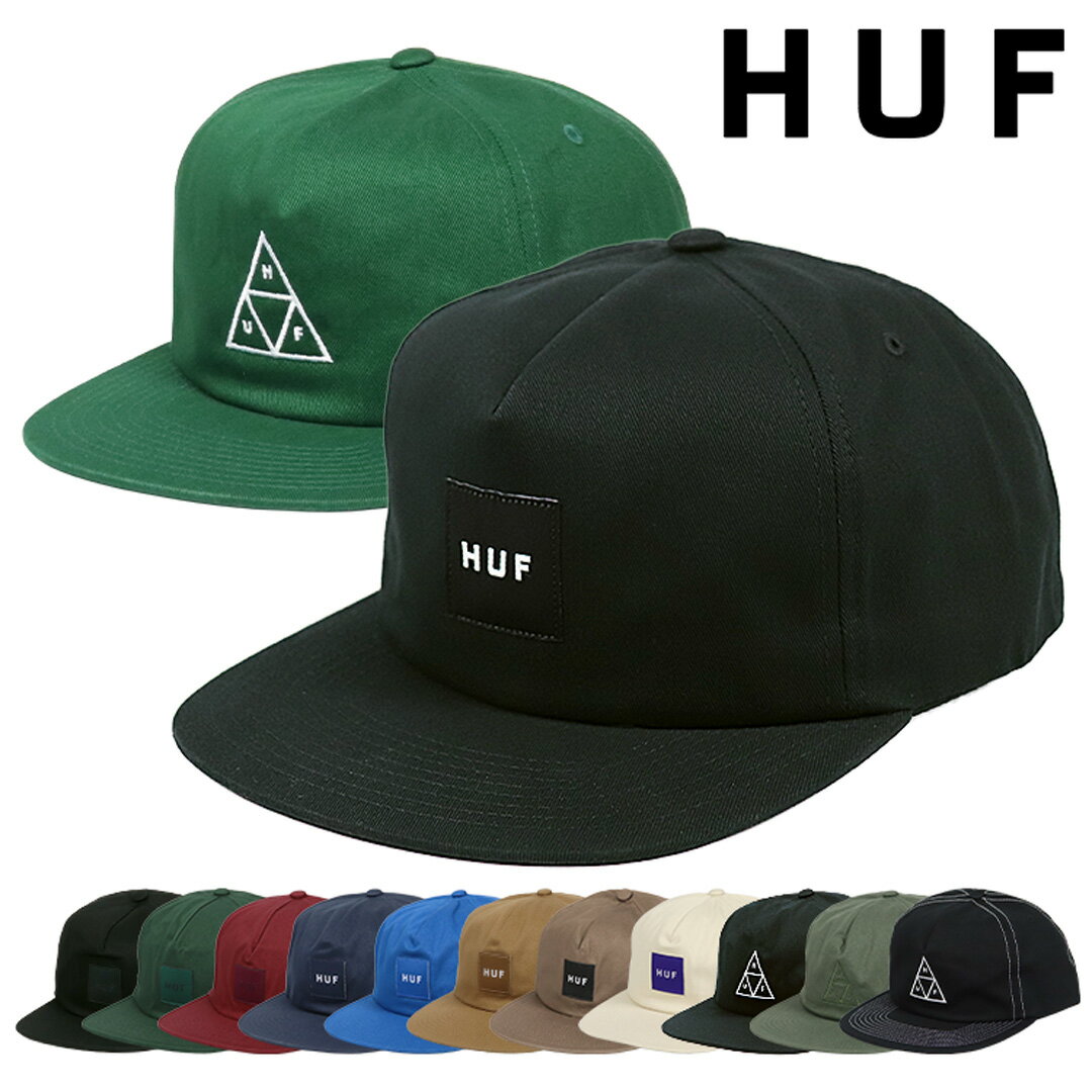 ハフ キャップ HUF ESSENTIALS UNSTRUCTURED BOX SNAPBACK CAP TT メンズ 帽子 人気 ブランド ストリート ファッション