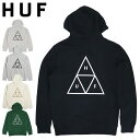 HUF ハフ パーカー フーディー メンズ ESSENTIALS TT P/O HOODIE トリプルトライアングルロゴ オシャレ スケーター 10oz ヘビー...
