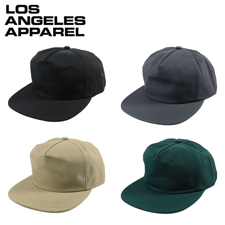 ロサンゼルスアパレル ロスアパ キャップ 無地 Los Angeles Apparel RTWLSB500 メンズ 帽子 スナップバック アメリカ製 USA