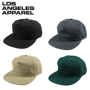 ロサンゼルスアパレル ロスアパ キャップ 無地 Los Angeles Apparel RTWLSB500 メンズ 帽子 スナップバック アメリカ製 USA