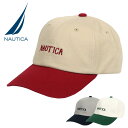 ノーティカ キャップ バイカラー メンズ レディース NAUTICA ロゴ ブランド ローキャップ ユニセックス 帽子 ノーチカ おしゃれ ストリート かっこい...