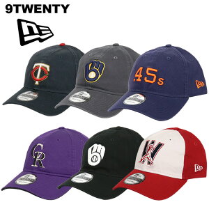 ニューエラ キャップ メンズ レディース 9TWENTY NEW ERA メジャーリーグ カブス ロッキーズ ナショナルズ ローキャップ 人気 ブランド 帽子 ロゴ おしゃれ 6パネルキャップ MLB 野球帽 カーブバイザー