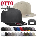 オットー OTTO CAP キャップ 無地 メンズ レディース 帽子 スナップバック シンプル ストリート アメカジ バイカラー 迷彩 シャンブレー フラットバ...