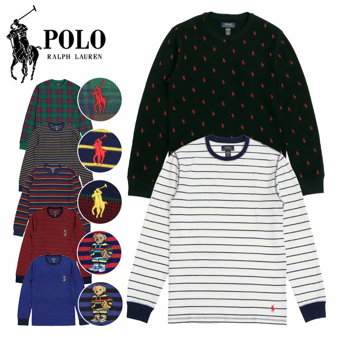 ラルフローレン 【SALE！】ポロ・ラルフローレン ロンT サーマル メンズ Polo Ralph Lauren 長袖Tシャツ ブランド ロゴ ワンポイント ロングスリーブ トップス 丸首