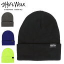 Shaka Wear シャカウェア ニットキャップ ニット帽 ビーニー メンズ レディース ブランド ロゴ 無地 帽子 ストリート 秋 冬 男女兼用 ワンポイン...