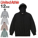 ユナイテッドアスレ パーカー ヘビーウェイト プルオーバー メンズ United Athle 12オンス 無地 フーディ ビッグシルエット トップス 厚手 裏起...