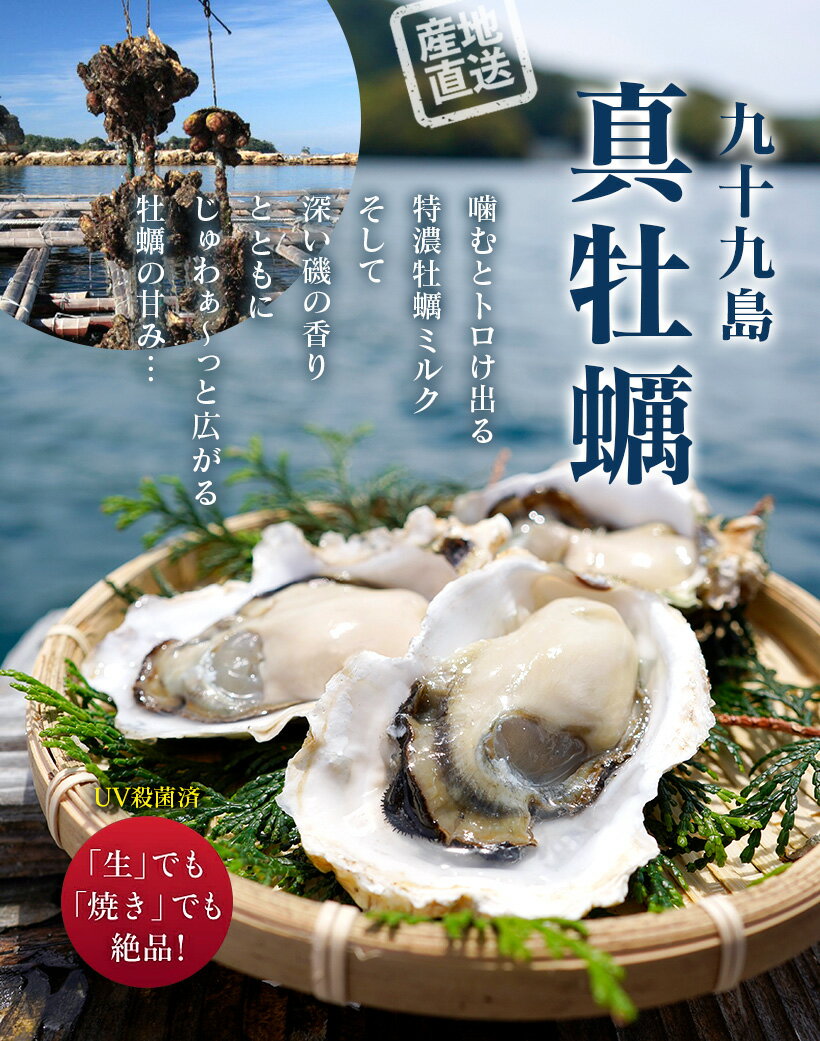【2026年旬もの★出荷当日水揚げ・発送】九十九島産 殻付き真牡蠣 生食用 5kg 産地直送 産直 長崎 佐世保｜生牡蠣 牡蠣 かき カキ 海鮮｜お取り寄せ 贈答用 ギフト 記念日 誕生日 お歳暮 プレゼント 退職祝い 入学祝い｜UV殺菌済 殻剥きガイド付 送料無料 マルモ水産 - Image 2