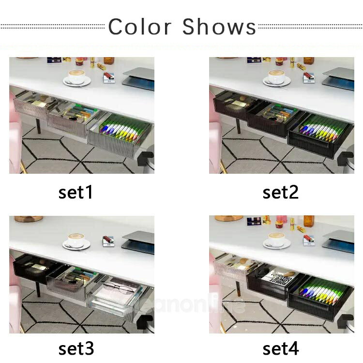 デスク下収納 小物 整理トレー 引き出し 卓上 便利グッズ デスク下 トレー 引出し 机の下 デスク 整理 収納 デスク 引き出し 引き出し 取り付け 机上下 机 天板下 トレー 引き出し 後付け