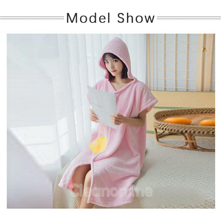 タオルワンピース 着るタオル ワンピース 半袖 湯上り かわいい 前開き ルームウェア マタニティウェア 妊婦 お風呂上がり マイクロファイバー プール ジム パジャマ タオルワンピース 海水浴 レディース バスローブ 着るバスタオル 温泉 部屋着 タオル地 フード付き 3