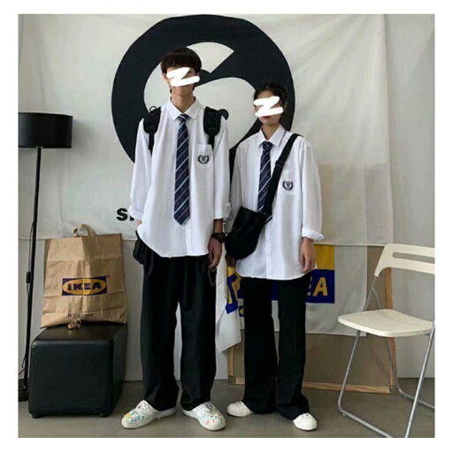 長袖シャツ 入学式 コスプレ 男子 学生服 4点セット 仮装 イベント 文化祭 コスチューム 制服 ネクタイ コスチューム ジャンケト ロングパンツ 卒業式 学園祭