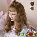 カラー 仮装 ウイッグ 耐熱 ふかし フルウイッグ ウエーブ 自然 ストレート なみなみウェーブ ロング つむじ コスプレ セミロング フルウィッグ エアリーバング イベント 原宿系 ツートーン ツートン カール ボブ ミディアム かわいい(4)