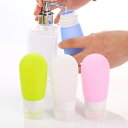 小分け容器 ソフト 小分けボトル 旅行 シャンプーボトル ハンドジェル入れ 消毒液 38ml/60ml/80ml 2個セット 容器 トラベルグッズ 漏れ防止 スキンケア(4)