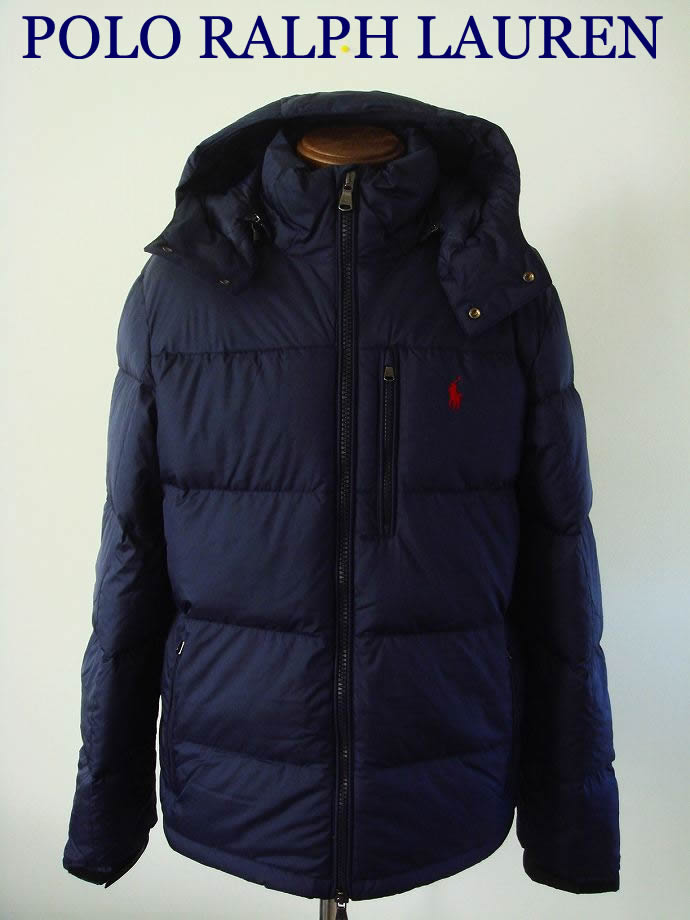 ポロ ラルフ ローレン ダウンジャケット メンズ ポロ ラルフローレン POLO RALPH LAUREN 【正規品】WATER-REPELLENT DOWN JACKET メンズ ダウンジャケット/Navy