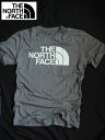 ノースフェイス THE NORTH FACE M SS HALFDOME TEE ハーフドーム ティーシャツ T-SHIRTS カットソー トップス MENS クルーネック Tシャツ 半袖Tシャツ/Grey