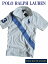 ポロ ラルフローレン POLO RALPH LAUREN 正規品 ボーイズL〜XL（メンズS〜M相当） 半袖 鹿の子 ビッグポニー刺繍 ポロシャツ ホワイト×ブルー