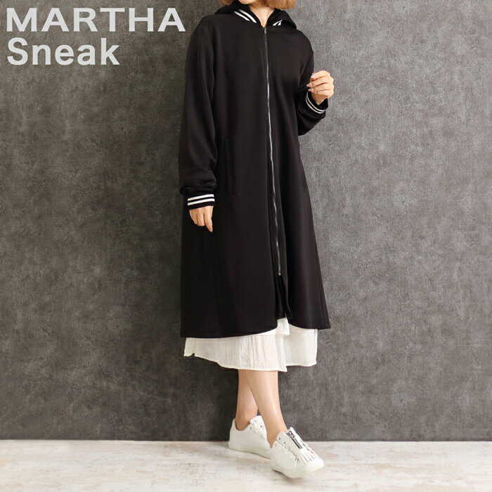 送料無料　【MARTHA・Sneak】マーサ★スタジャン風ダンボールニットワンピース＜メーカー希望小売価格￥11,000＞[16873]【3980円以上送料無料】