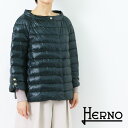 ＼マラソンセール／送料無料 HERNO ヘルノ ライトダウンジャケット ショート丈 高級感のある綺麗なシルエット 超軽量なのにしっかり防寒 PI0613D 12017 [4135n]