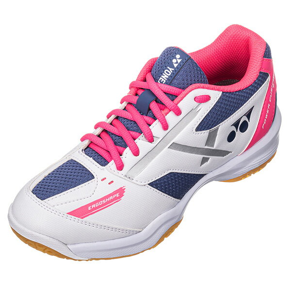 ヨネックス バドミントンシューズ パワークッション 670 カラー：ホワイト／ピンク YONEX POWER CUSHION 670 SHB670-062