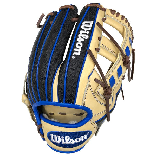 ウィルソン 限定グラブ 軟式用グラブ ワナビー DUAL 内野手用 カラー：ブロンド×ブラックSS Wilson WTARHH27T-70BLS