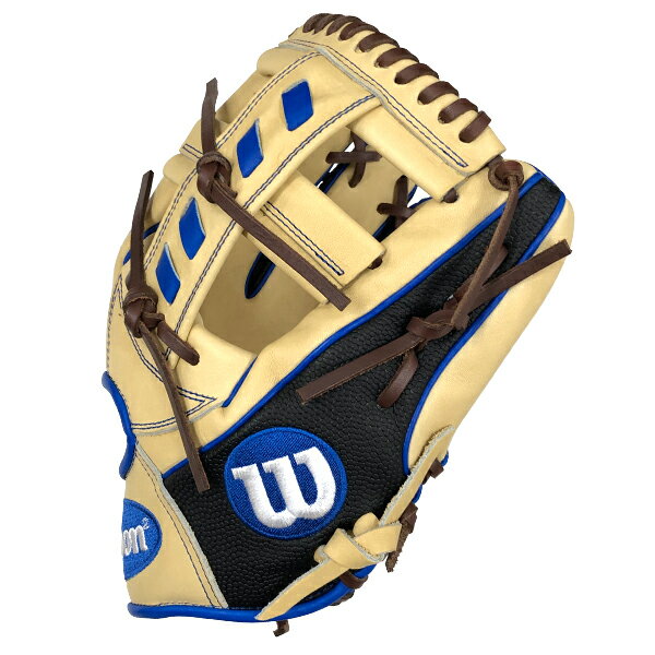 ウィルソン 限定グラブ 軟式用グラブ ワナビー DUAL 内野手用 カラー：ブロンド×ブラックSS Wilson WTARHH27T-70BLS