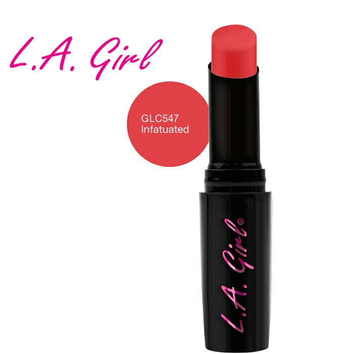 【メール便可】 エルエーガール　ラグジュアリークリームリップスティック　GLC547　Infatuated　L.A.girl Luxury Cr…