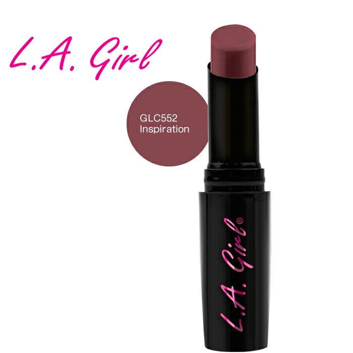 【メール便可】 エルエーガール　ラグジュアリークリームリップスティック　GLC552　Inspiration　L.A.girl Luxury Creme Lipstick