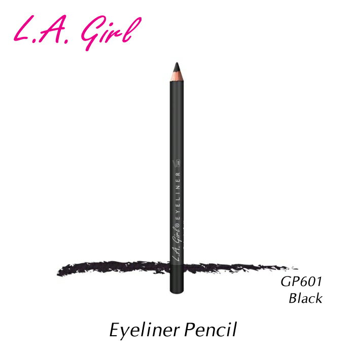 楽天アクアベース【メール便可】 エルエーガール アイライナーペンシル GP601 Black L.A.girl Eyeliner Pencil