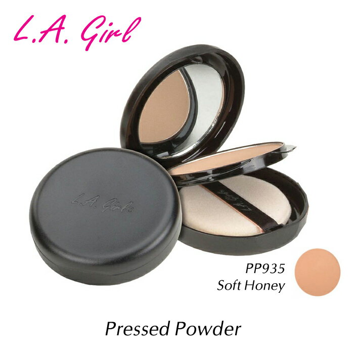 楽天アクアベース【メール便可】 エルエーガール プレストパウダー PP935 Soft Honey L.A.girl PRESSED POWDER 10g