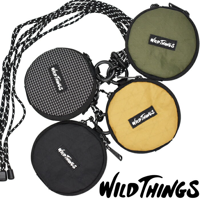WILD THINGS ワイルドシングス ネックウォレット 全4色 ネックウォレット アウトドア コンパクト財布 ..