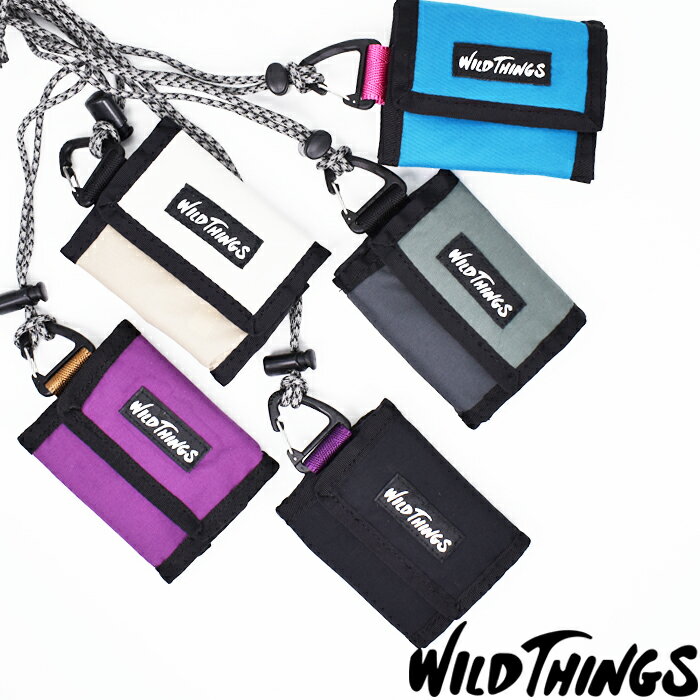乐天商城 - WILD THINGS ワイルドシングス ネックウォレット 全5色 ネックウォレット アウトドア コンパクト財布 カジュアル アウトドア キャンプ 首から下げる 小銭入れ 財布 さいふ サイフ ミニ財布 ワイルドシングス ネックウォレット WT380-3807 おしゃれ 首掛け 防水素材
