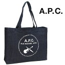 APC アーペーセー トートバッグ デニムトート デニムブルー M61440 SHOPPING GUITARE POIGNARD apc バッグ A.P.C.