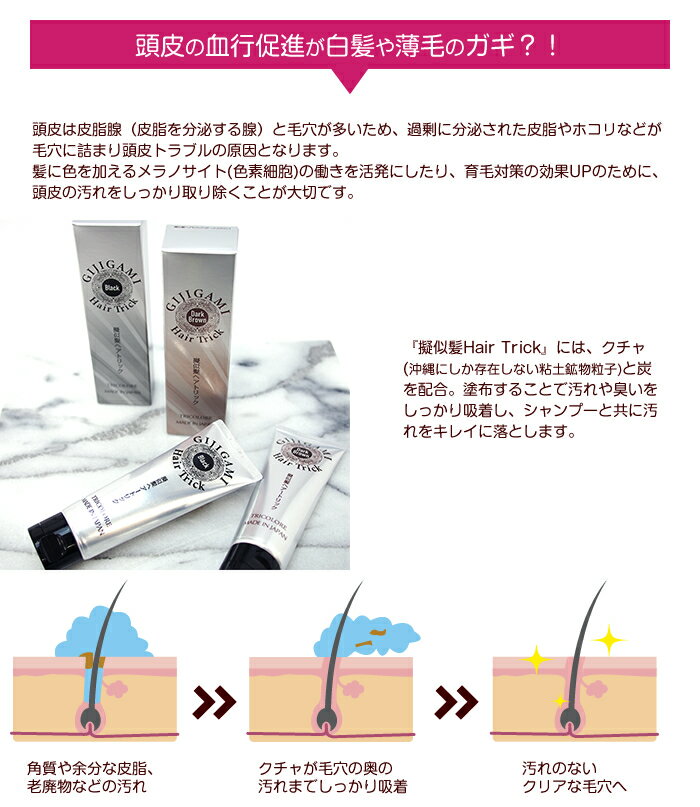 ����ȱHair Trick �إ����ȥ�å���Ƭȱ�Ѳ����ʡ� ��100g ��2��/�֥�å����������֥饦�� �ϥ����� ���� �Ϥ����� ���ӱ��� ���ӥ��С� ��ȱ���� �����к�