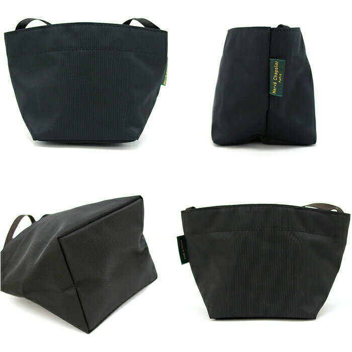 Herve Chapelier エルベシャプリエ ナイロン舟型ショルダーバッグ XS 1927N 全3色 ...