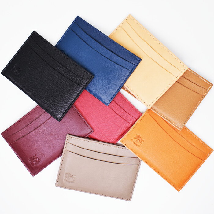 IL BISONTE イルビゾンテ レザーカードケース SCC019 全8色 イルビゾンテ カードケース 定期入れ パスケース イルビゾンテ 定番アイテム...