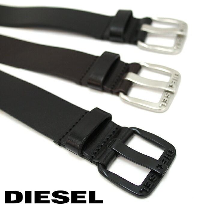 ディーゼル ベルト（メンズ） DIESEL ディーゼル レザーベルト ユーズド加工 B-STAR X03721 PR227 全4色 ディーゼル ベルト