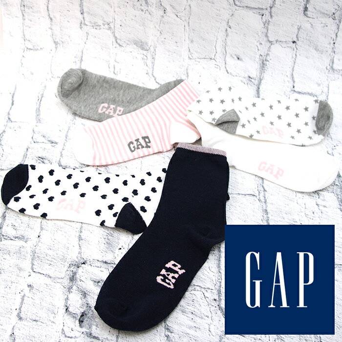 GAP Kids ギャップ キッズ ソックス 6足セット 靴下 6色セット 女性用 子供用 靴下 女の子 キッズ ジュニア