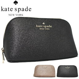 ケイトスペード ポーチ（レディース） Kate Spade ケイトスペード コスメポーチ 全2色 ティンセル グリッター ファブリック スモール コスメティック ケース K9263