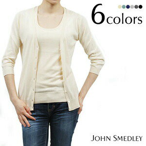 JOHN SMEDLEY ジョンスメドレー MAIDA Vネック 七分袖カーディガン 全6色 SLIM FIT ジョンスメドレー レディース その1