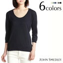 JOHN SMEDLEY ジョンスメドレー ISLAND スクープネック ニット 全6色 SLIM FIT ジョンスメドレー レディース