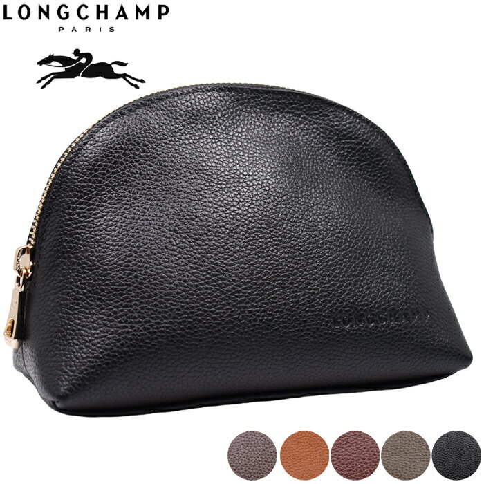 樂天商城 - LONGCHAMP ロンシャン ルフローネ レザー コスメポーチ 化粧ポーチ 全5色 30056 Le Foulonné ロンシャン ポーチ 本革 レザーポーチ レディース 小物入れ 大人 女性