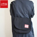 ManhattanPortage マンハッタンポーテージ 1604 メッセンジャーバッグ ショルダーバッグ ブラック NYLON MESSENGER BAG JR(XS)