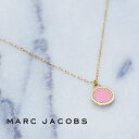 MARC JACOBS マークジェイコブス ネックレス ENAMEL DISC ゴールド×ピンク M0008546 625 マークバイマークジェイコブス ネックレス