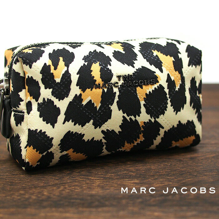 マークジェイコブス ポーチ（レディース） MARC JACOBS マークジェイコブス コスメポーチ レオパード柄 化粧ポーチ THE BEAUTY LEOPARD SM POUCH M0017158