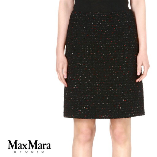 MAX MARA STUDIO “URANIO” ヴィンテージ調 ブークレ デザインスカート 全2色 001:ブラック/002:ピンク MaxMara/ステューディオ/スチューディオ/スチューデオ/スタジオ/正規品 MAX MARA STUDIO “URANIO” ヴィンテージ調 ブークレ デザインスカート 全2色 001:ブラック/002:ピンク MaxMara/ステューディオ/スチューディオ/スチューデオ/スタジオ/正規品
