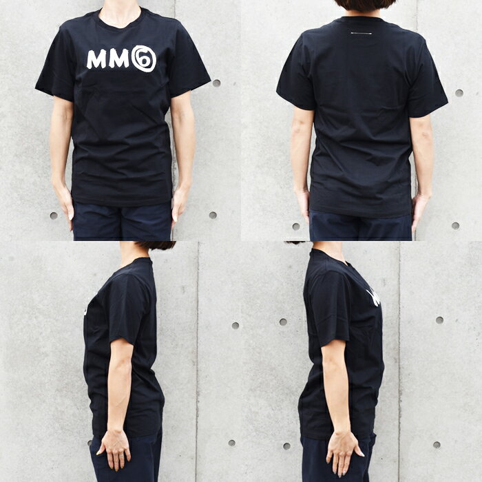 MM6 KIDS エムエムシックス メゾンマルジェラ キッズ レディース クルーネックTシャツ 3PACK M61016 MM04I ※大人も着用可能 半袖 カットソー ロゴ エムエム 6 メゾンマルジェラ Maison Margiela 3色 3枚セット